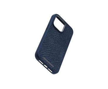 FUNDA MAGSAFE IPHONE 12/13/14 PRO MAX PIEL DE SALMON AZUL PETROLEO NJORD