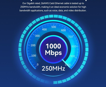 CABLE DE RED LATIGUILLO RJ45 UTP CAT6 AWG26 1 M NEGRO VENTION