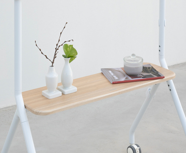 SOPORTE SUELO CON RUEDAS iLOVE 49''-80'' BLANCO/HAYA TOOQ