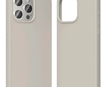 FUNDA SILICONA MAGSAFE IPHONE 15 PLUS GRIS GRAVA VENTION